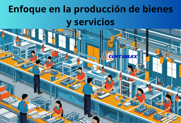 Enfoque en la producción de bienes y servicios Caracteristicas de Contabilidad de Costos