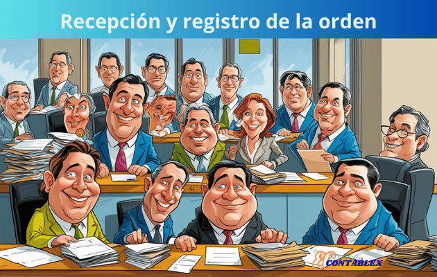 Recepción y registro de la orden Recepción y registro de la orden - Costeo por ordenes de produccion