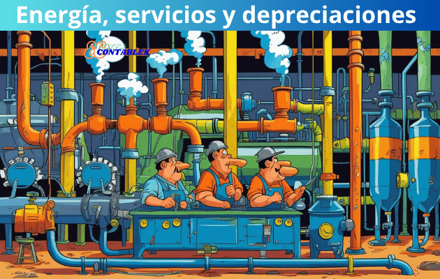 Energía, servicios y depreciaciones Energía, servicios y depreciaciones - Gastos Indirectos de Fabricacion